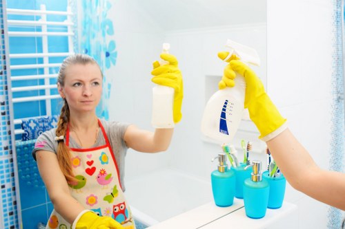 Professional cleaning team at work in Manning