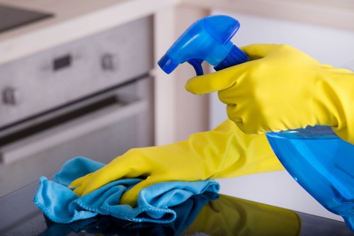 Eco-friendly cleaning practices by Kensington professionals