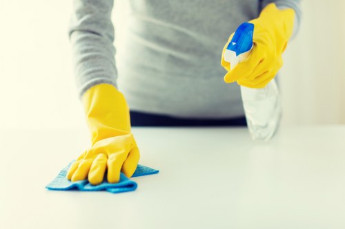 A spotless and well-maintained home interior after professional cleaning