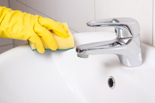 Office space being cleaned by Glebe cleaners