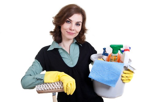 Eco-friendly cleaning products used by Engadine cleaners